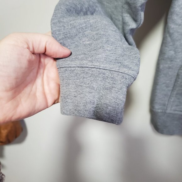 LULULEMON All Yours Full Zip Hoodie Sweatshirt Sweater Terry Cloth Grey Womens 6 - Picture 5 of 12